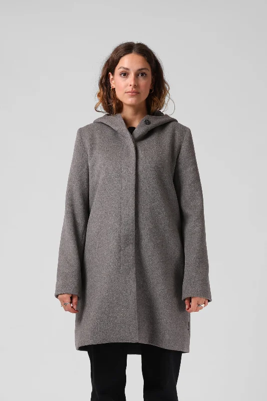 Milford Overcoat - Grey Marl