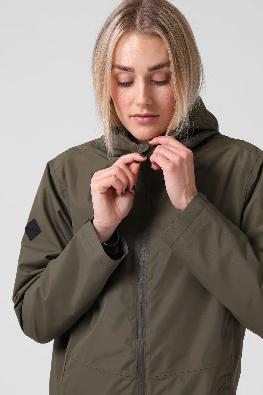 Rain Coat - Dark Olive