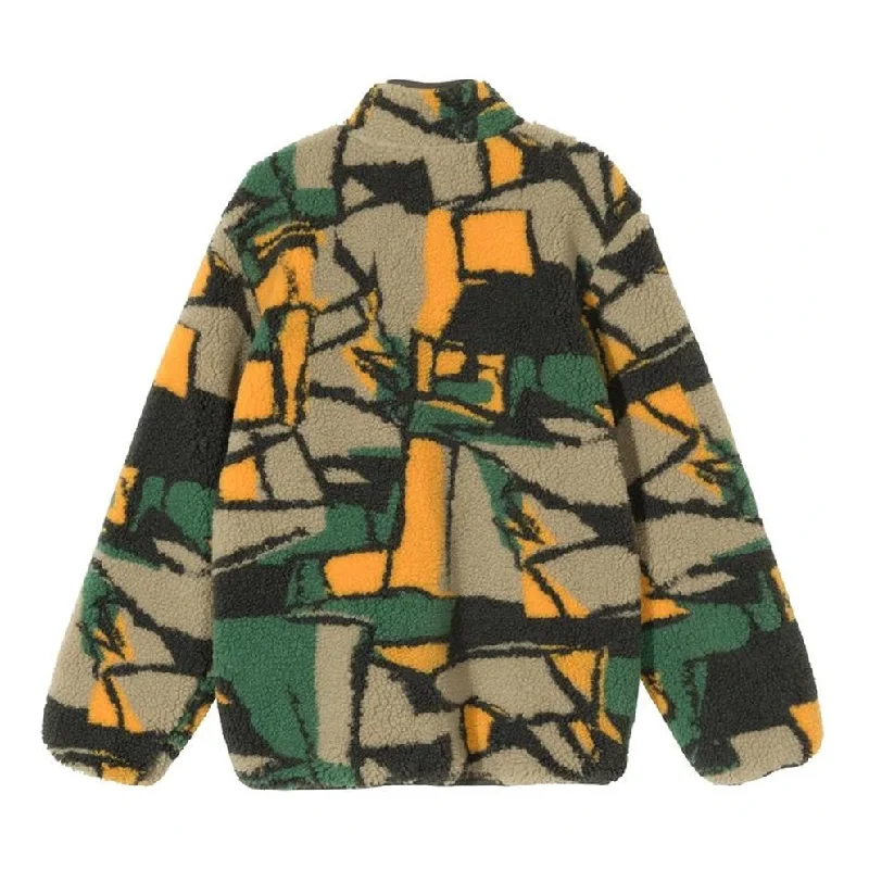 STÜSSY BLOCK SHERPA PULLOVER // MULTI