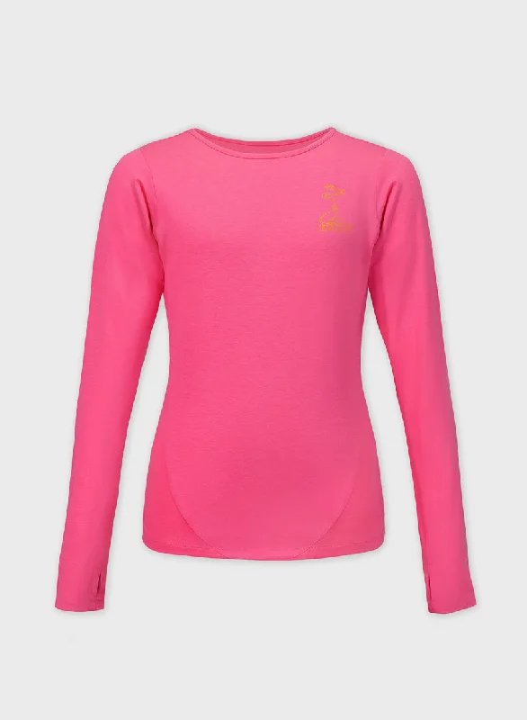 Women's Crew Neck Ventilated Dance Shirt