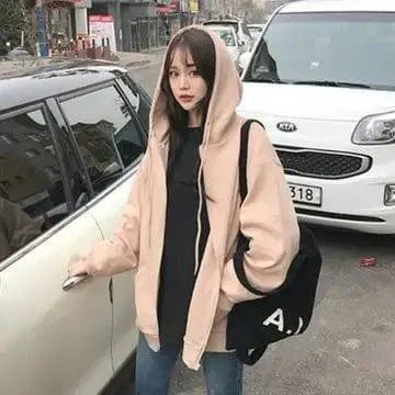 Hoodie zipper jacket