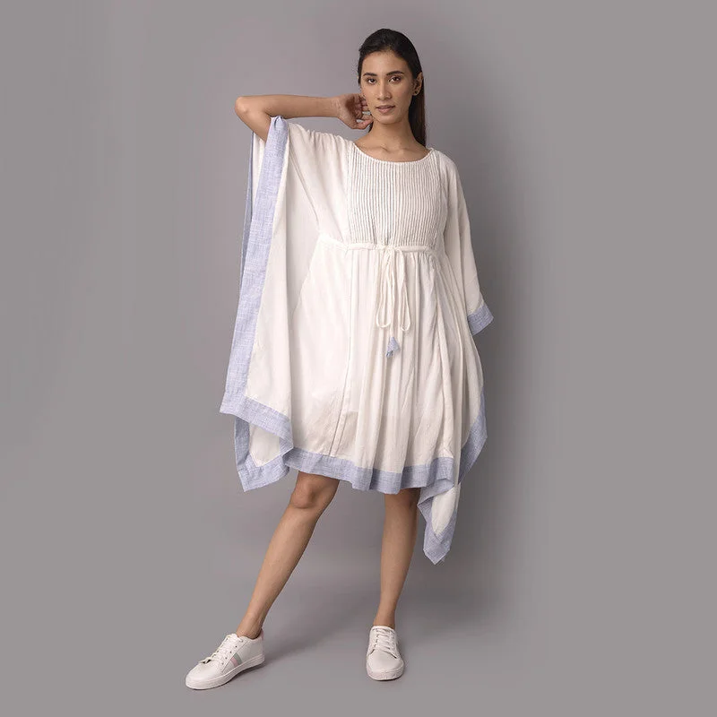 Cotton White Kaftan for Women