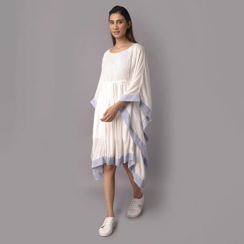 Cotton White Kaftan for Women