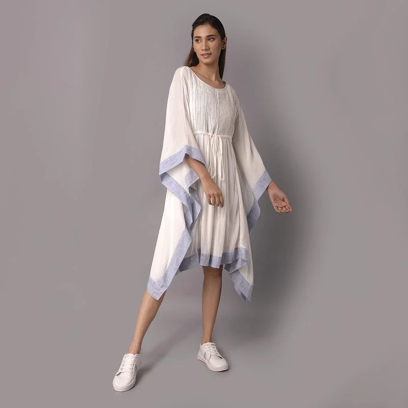 Cotton White Kaftan for Women