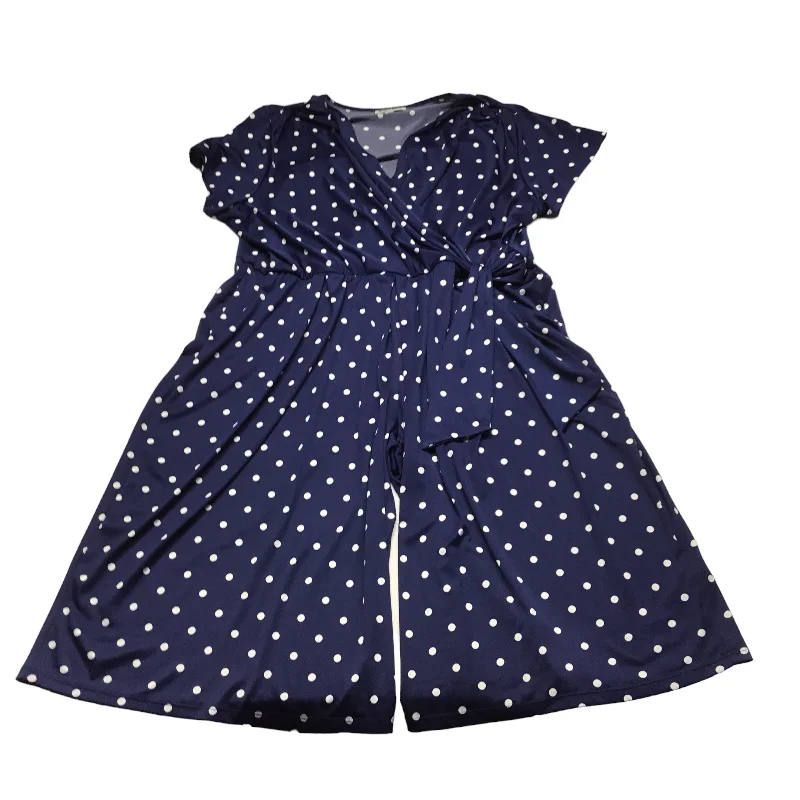 Navy Romper Shelby And Palmer, Size 3x