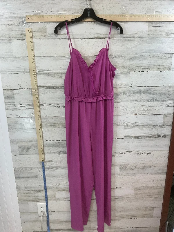 Pink Jumpsuit KINGSTON GREY, Size L