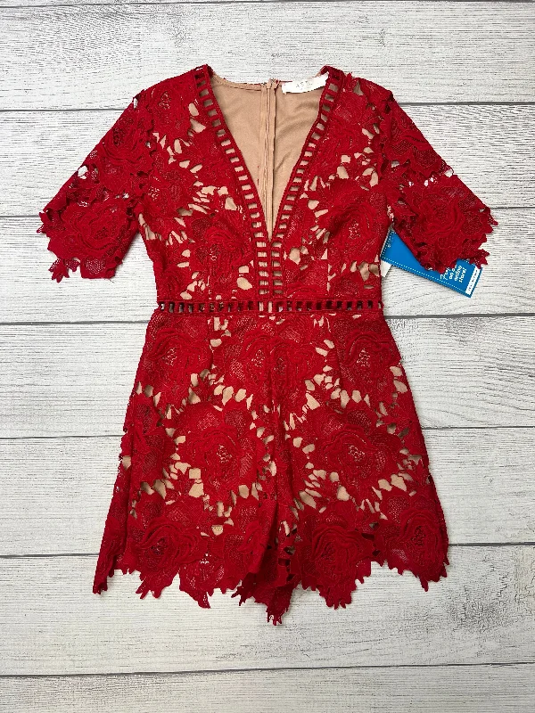 Red Romper Astr, Size S