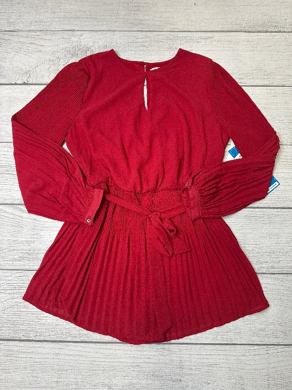 Red Romper Mod, Size M