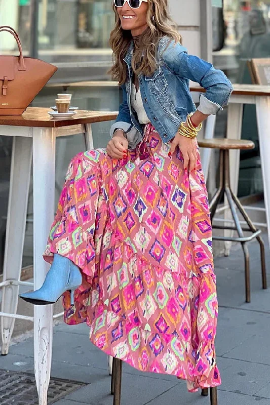 audrina-bohemian-print-elastic-waist-tassel-maxi-skirt