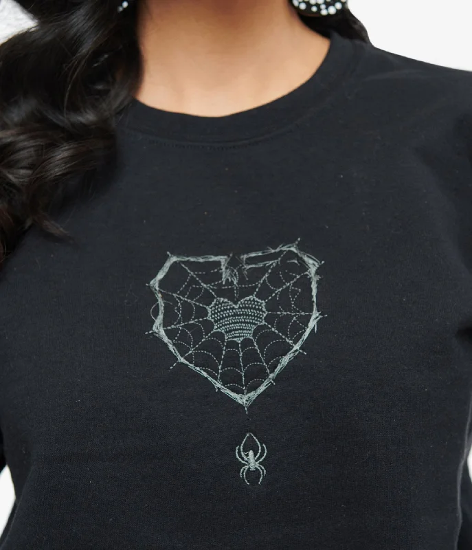 black-spiderweb-heart-crewneck-sweatshirt