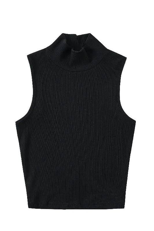 black-tencel-rib-mock-neck-top