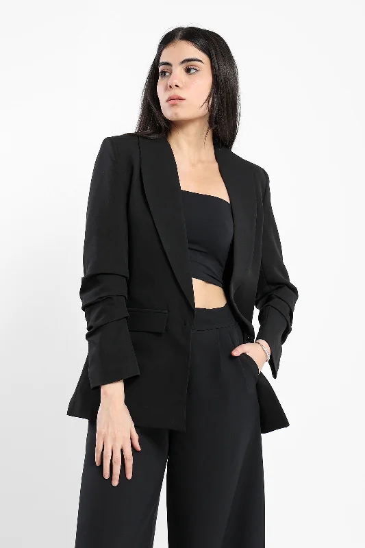 Blazer - Notch Collar - Flap Pockets