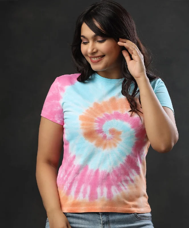 Candy Spiral Tie And Dye T-Shirt