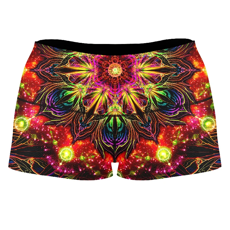 Canndala Warm High-Waisted Women's Shorts