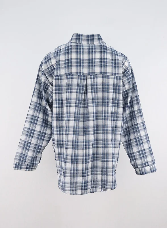 collar-plaid-pocket-long-sleeve-blouse-oo312