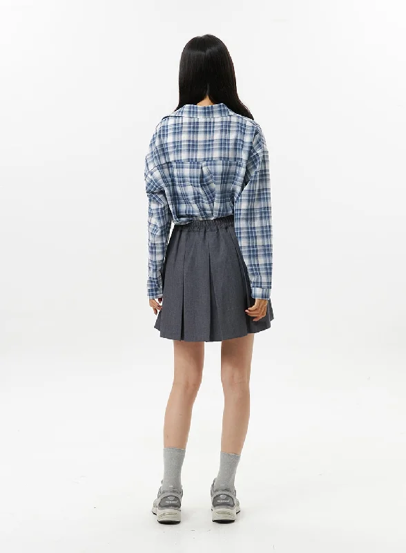 collar-plaid-pocket-long-sleeve-blouse-oo312