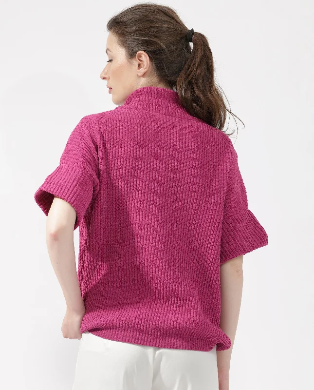 daffy-1-womens-sweater-dark-pink