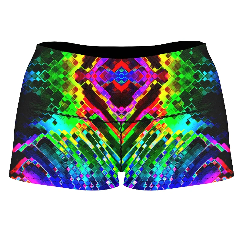 Entering Hyperspace High-Waisted Women's Shorts