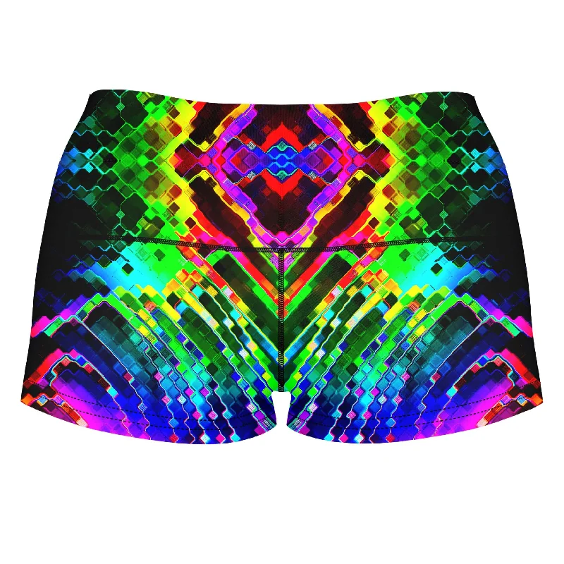 entering-hyperspace-high-waisted-womens-shorts