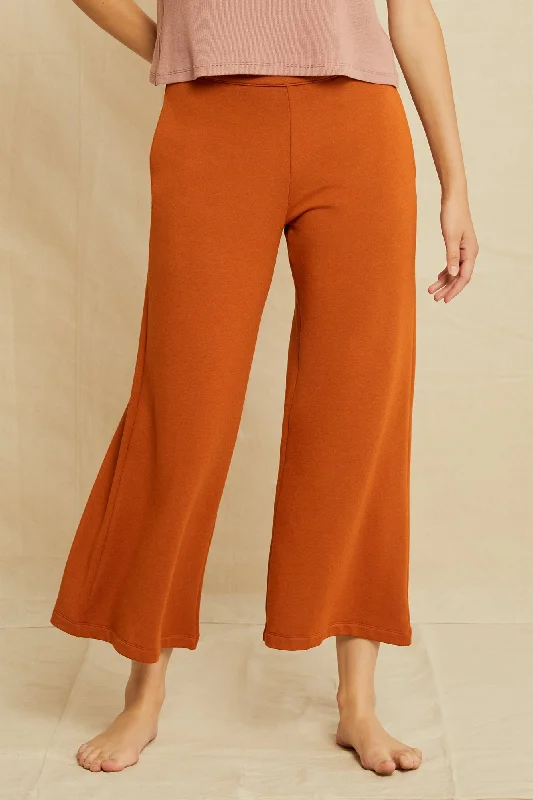 Eugenia Luxe Fleece Pants - Umber