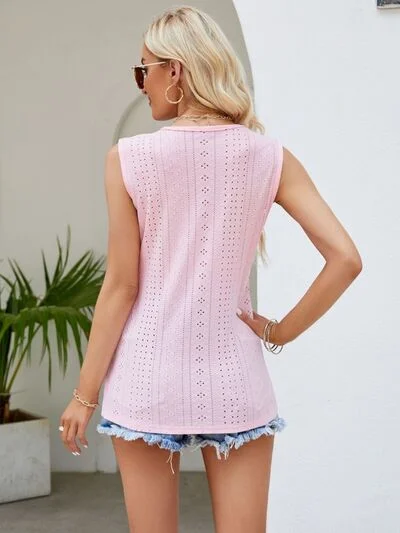 eyelet-lace-detail-v-neck-tank-1