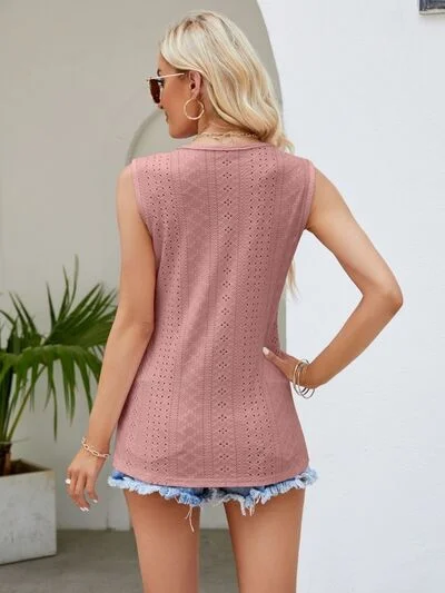 eyelet-lace-detail-v-neck-tank-1