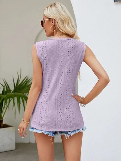 eyelet-lace-detail-v-neck-tank-1