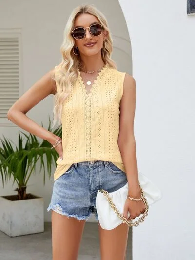 eyelet-lace-detail-v-neck-tank-1