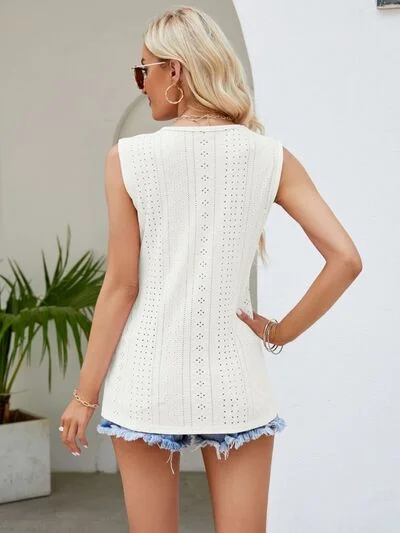 eyelet-lace-detail-v-neck-tank-1