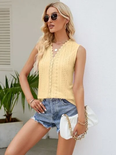 eyelet-lace-detail-v-neck-tank-1