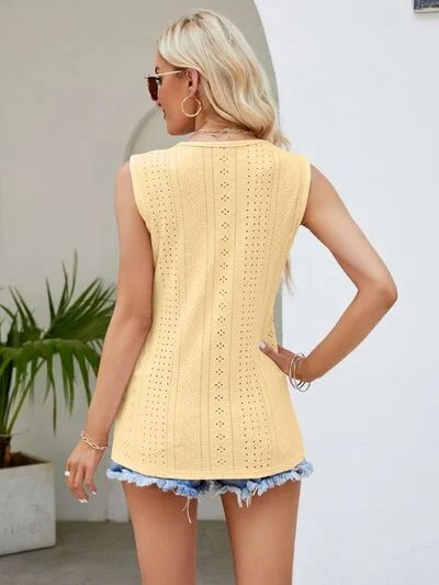 eyelet-lace-detail-v-neck-tank-1