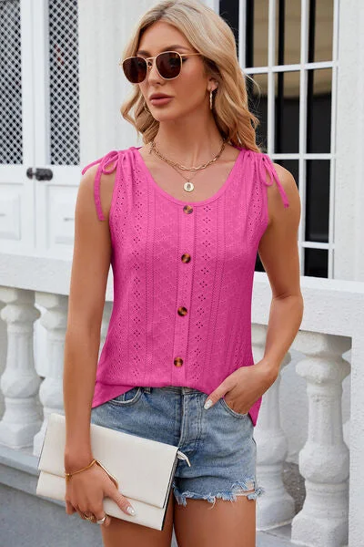 eyelet-round-neck-wide-strap-tank