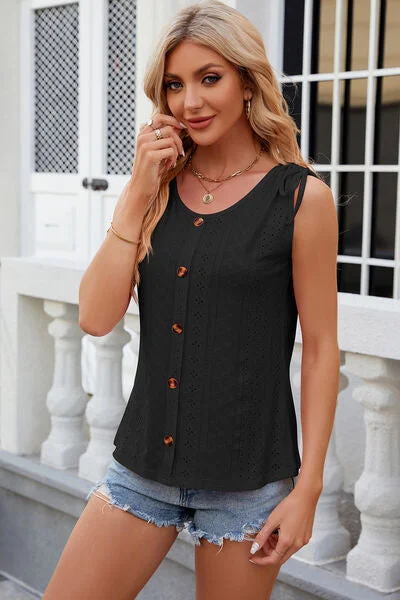 eyelet-round-neck-wide-strap-tank