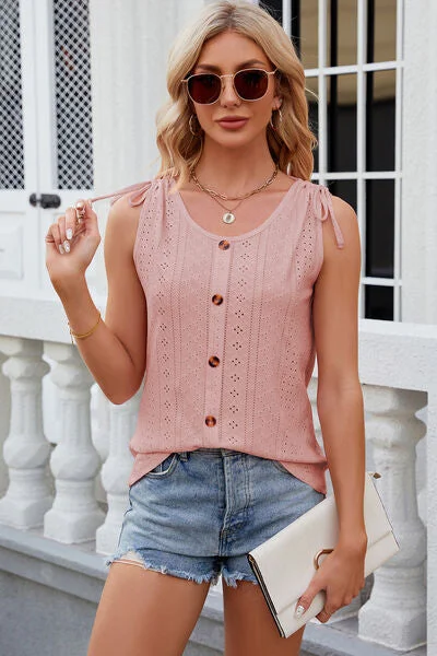 eyelet-round-neck-wide-strap-tank