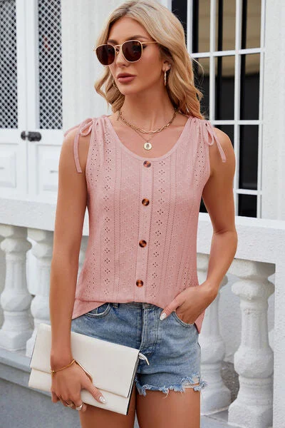 eyelet-round-neck-wide-strap-tank