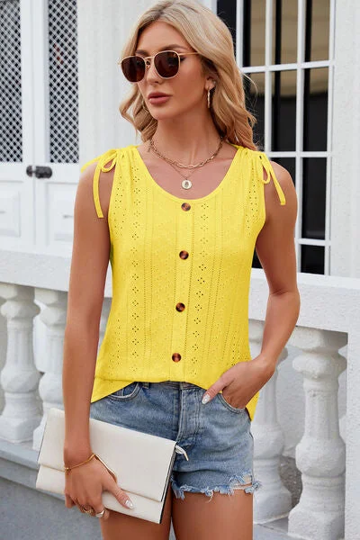 eyelet-round-neck-wide-strap-tank