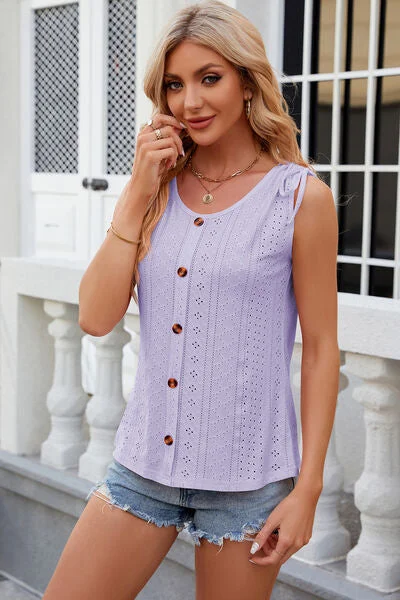 eyelet-round-neck-wide-strap-tank