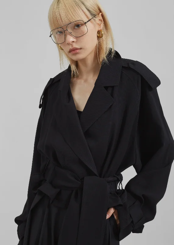 faven-cropped-trench-black