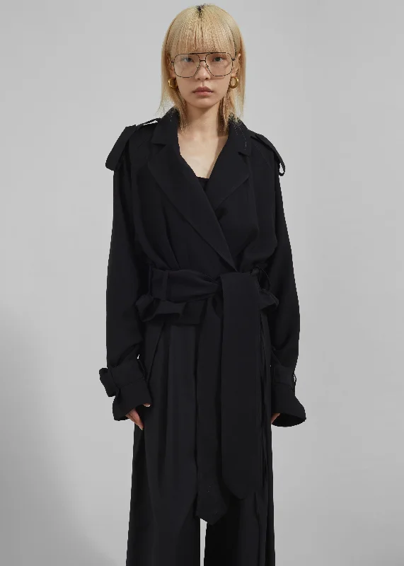 faven-cropped-trench-black