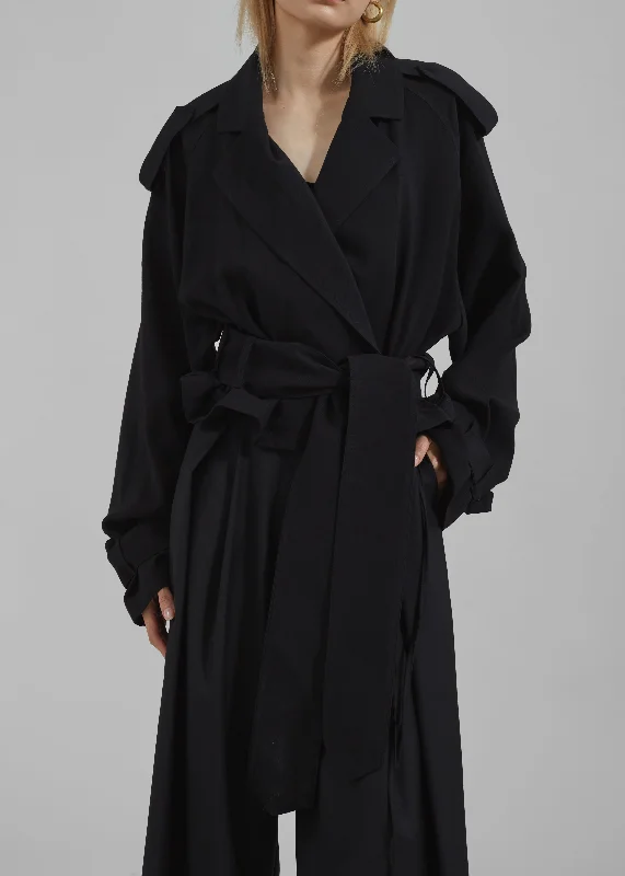 faven-cropped-trench-black