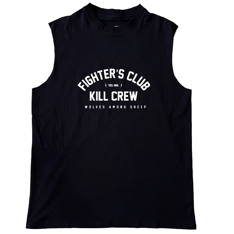 FIGHTERS CLUB CUTOFF - BLACK