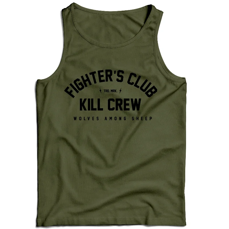 FIGHTER'S CLUB TANK TOP - OLIVE