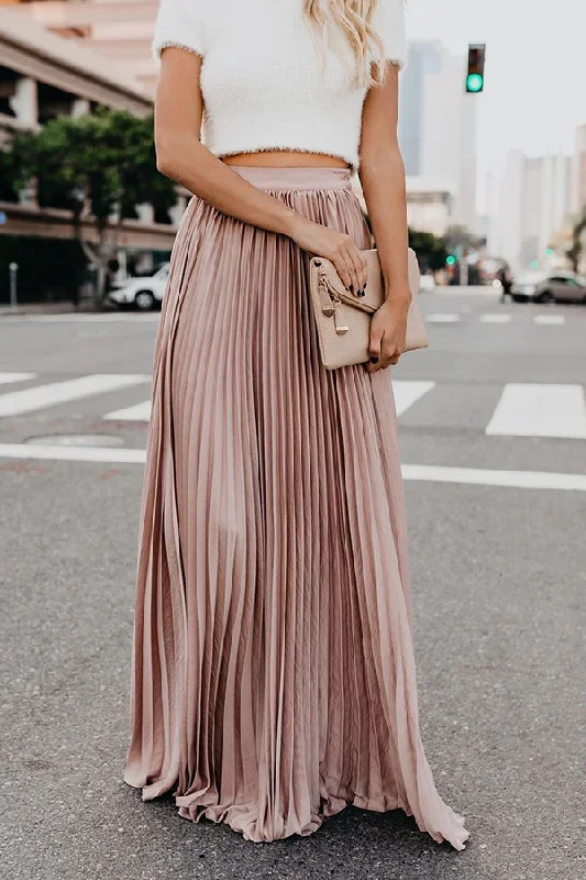 Lilipretty For Eternity Pleated Maxi Skirt