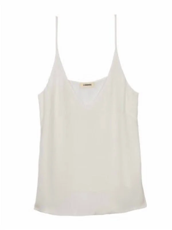 Gabriella Tank In Ivory