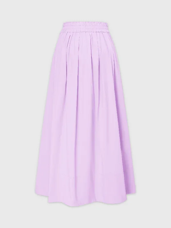 gathered-waist-skirt-lavender