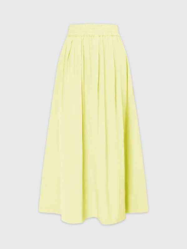 gathered-waist-skirt-lemon-sorbet