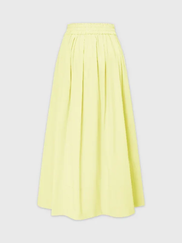 gathered-waist-skirt-lemon-sorbet