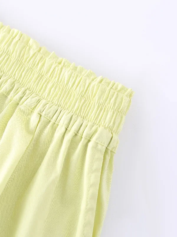 gathered-waist-skirt-lemon-sorbet