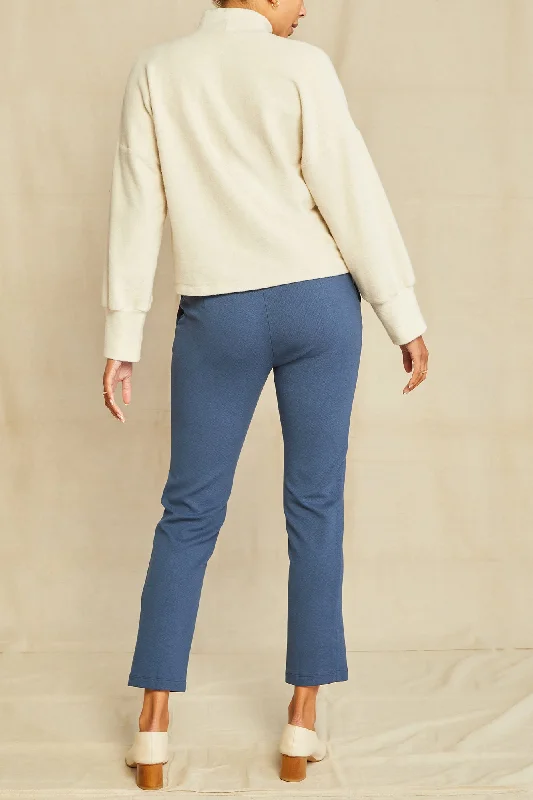 graziella-ponte-twill-pants-azure