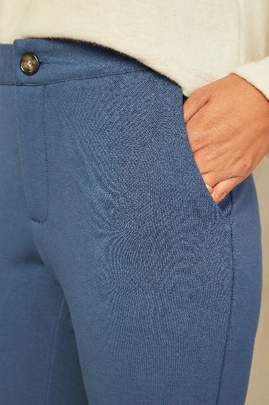 graziella-ponte-twill-pants-azure